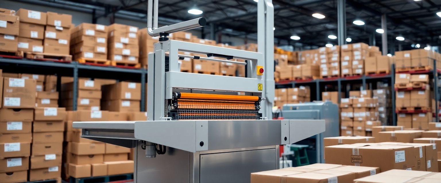 Maquina Cerradora de Cajas