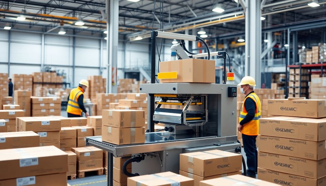 Maquina Cerradora de Cajas